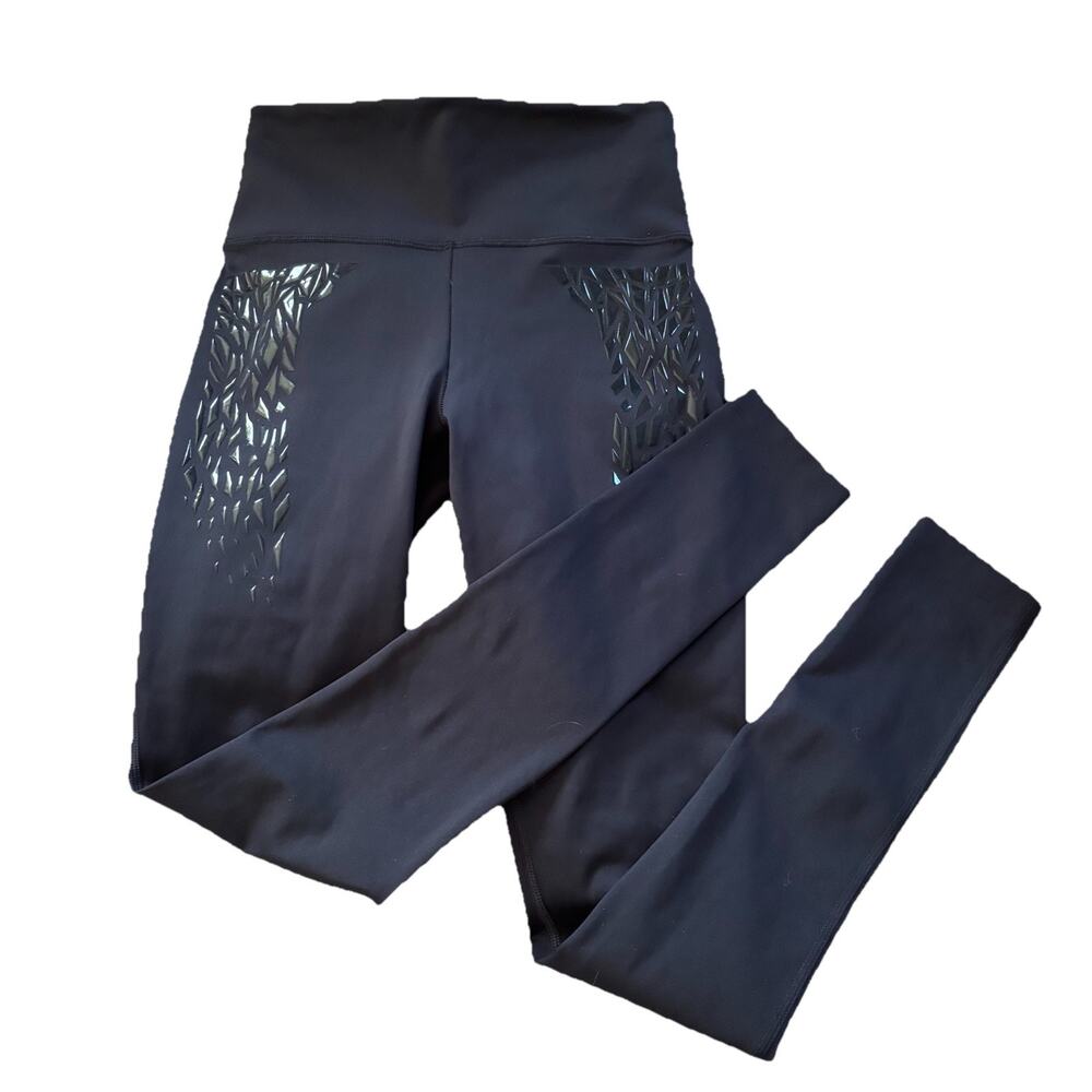 Gymshark Exo Ultra Leggings Black Women's S COMPRESSION Rubber Embellishments